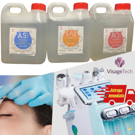 Kit 3 Tónicos Regeneradores Para Hydrafacial